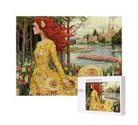 Jigsaw Puzzles for Adults 1000 Piece, Puzzle Educational Games, Challenging Puzzle Game for The Whole for Women, Gifts for Men, DIY Craft Puzzles for Home Decoration Gifts, Theme: Landscape Women C206