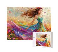 Jigsaw Puzzles for Adults 1000 Piece, Puzzle Educational Games, Challenging Puzzle Game for The Whole for Women, Gifts for Men, DIY Craft Puzzles for Home Decoration Gifts, Theme: Color Women C-64