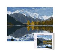 Jigsaw Puzzles for Adults 1000 Piece, Puzzle Educational Games, Challenging Puzzle Game for The Whole for Women, Gifts for Men, DIY Craft Puzzles for Home Decoration Gifts, Theme: Lakes Mountains C292