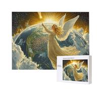 Jigsaw Puzzles for Adults 1000 Piece, Puzzle Educational Games, Challenging Puzzle Game for The Whole for Women, Gifts for Men, DIY Craft Puzzles for Home Decoration Gifts, Theme: Earth Angel C-121
