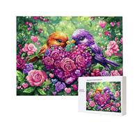 Jigsaw Puzzles for Adults 1000 Piece, Puzzle Educational Games, Challenging Puzzle Game for The Whole for Women, Gifts for Men, DIY Craft Puzzles for Home Decoration Gifts, Theme: Love Bird C-12