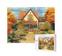 Jigsaw Puzzles for Adults 1000 Piece, Puzzle Educational Games, Challenging Puzzle Game for The Whole for Women, Gifts for Men, DIY Craft Puzzles for Home Decoration Gifts, Theme: Cabin Scenery C-819