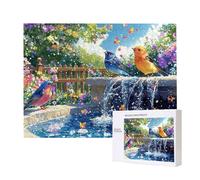 Jigsaw Puzzles for Adults 1000 Piece, Puzzle Educational Games, Challenging Puzzle Game for The Whole for Women, Gifts for Men, DIY Craft Puzzles for Home Decoration Gifts, Theme: Garden Birds C-365