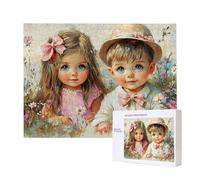 Jigsaw Puzzles for Adults 1000 Piece, Puzzle Educational Games, Challenging Puzzle Game for The Whole for Women, Gifts for Men, DIY Craft Puzzles for Home Decoration Gifts, Theme: Cute Child C-419