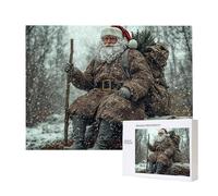Jigsaw Puzzles for Adults 1000 Piece, Puzzle Educational Games, Challenging Puzzle Game for The Whole for Women, Gifts for Men, DIY Craft Puzzles for Home Decor Gifts, Theme: Winter Santa Claus C-139