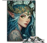 Jigsaw Puzzles for Adults 1000 Piece Puzzle Elf Girl, Analysis And Logic with Fully Interlocking Randomly Shaped Pieces for And Age 14 Years Up (Size 26x38cm)