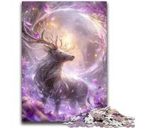 Jigsaw Puzzles for Adults 1000 Piece Puzzle Fantasy Deer for And from 14 Years And over Play Toys Because It Is Ideal As A Gift for The Whole Family 50x75cm