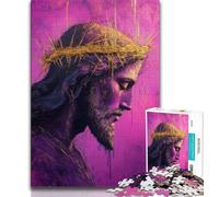 Jigsaw Puzzles for Adults 1000 Piece Puzzle Fantasy Jesus,Help The Brain Exercise Addictive Toys to Cultivate Patience Artists Collection,Fine Art (38x26cm)