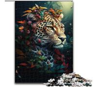 Jigsaw Puzzles for Adults 1000 Piece Puzzle Fantasy Magic Leopard, Quiz Game Enhance Love between Couples for And Age 14 (Size 26x38cm)