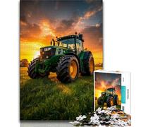 Jigsaw Puzzles for Adults 1000 Piece Puzzle Farm Implement Tractor,Stress Reliever Difficult Challenge Is Ideal As Gifts for The Whole Family 75x50cm