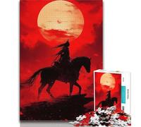 Jigsaw Puzzles for Adults 1000 Piece Puzzle Female Ninja Warrior,Help The Brain Exercise Addictive Toys to Cultivate Patience Artists Collection,Fine Art 38X26CM