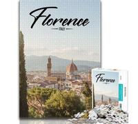 Jigsaw Puzzles for Adults 1000 Piece Puzzle Florence, Staycation Kill Time,Enhance Love between Couples for Ages 14+ 38x26cm