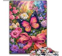 Jigsaw Puzzles for Adults 1000 Piece Puzzle Flowers Butterfly, Suitable for Ages 14 And Up Home Decor Deal As Gifts for The Whole Family (Size 50x75cm)