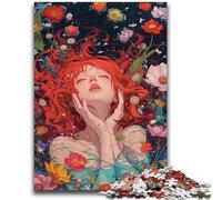 Jigsaw Puzzles for Adults 1000 Piece Puzzle Flowers Color Girls for And from 14 Years And over Play Toys Because It Is Ideal As A Gift for The Whole Family 50x75cm