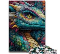Jigsaw Puzzles for Adults 1000 Piece Puzzle Flying Dragon Graffiti, Suitable for Ages 14 And Up Home Decor Deal As Gifts for The Whole Family 50X75CM