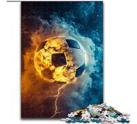 Jigsaw Puzzles for Adults 1000 Piece Puzzle Football Sports, Help The Brain Exercise Addictive Toys to Cultivate Patience Enhance Memory (Size 26x38cm)