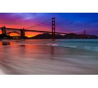 Jigsaw Puzzles for Adults - 1000 Piece Puzzle for Kids, Mountains, San Francisco, Golden Gate, USA 70x50CM