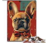 Jigsaw Puzzles for Adults 1000 Piece Puzzle French Bulldog, Educational Toys for Is Ideal As A Gift for The Whole Family for And 14 Years Old (Size 50x75cm)