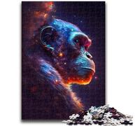 Jigsaw Puzzles for Adults 1000 Piece Puzzle Galaxy Art Monkey for And from 14 Years And over Play Toys Because It Is Ideal As A Gift for The Whole Family 26x38cm