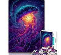 Jigsaw Puzzles for Adults 1000 Piece Puzzle Galaxy Jellyfish,Family Game Stress Reliever Difficult Challenge Enhance Love between Couples (75x50cm)