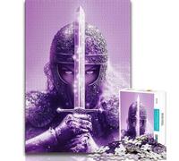 Jigsaw Puzzles for Adults 1000 Piece Puzzle Galaxy Space Warrior,Stress Reliever Difficult Challenge Unique Home Decor And Gifts (38x26cm)