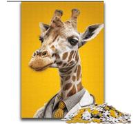 Jigsaw Puzzles for Adults 1000 Piece Puzzle Giraffe Art,Stress Reliever Difficult Challenge Unique Home Decor And Gifts 38x52cm