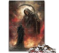 Jigsaw Puzzles for Adults 1000 Piece Puzzle God of Death Stress Reliever Difficult Challenge Enhance Love between Couples 26x38cm
