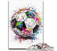 Jigsaw Puzzles for Adults 1000 Piece Puzzle Graffiti Football Challenging Game And Family Play Secret Santa Gifts 38x26cm