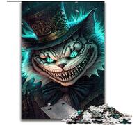 Jigsaw Puzzles for Adults 1000 Piece Puzzle Grinning Cheshire, Fun Activity for Home, Rainy Days Toys, Birthday Gifts (Size50x75cm)