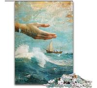 Jigsaw Puzzles for Adults 1000 Piece Puzzle Jesus Art,Educational Family Game Wall Decoration Unique Birthday And Xmas Gifts 50x75cm