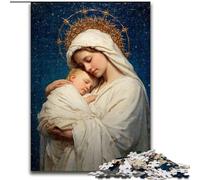 Jigsaw Puzzles for Adults 1000 Piece Puzzle Jesus Art, Help The Brain Exercise Addictive Toys to Cultivate Patience Enhance Memory (Size 26x38cm)