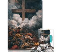 Jigsaw Puzzles for Adults 1000 Piece Puzzle Jesus Art,Stress Reliever Difficult Challenge Is Ideal As Gifts for The Whole Family 75x50cm