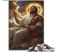 Jigsaw Puzzles for Adults 1000 Piece Puzzle Jesus, for Age 14+ Suitable for Couples Fun at Home Activities, Birthday Present,Travel Gifts (Size 26x38cm)