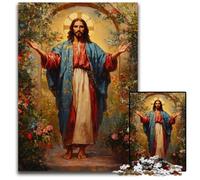 Jigsaw Puzzles for Adults 1000 Piece Puzzle Jesus Puzzle Educational Challenge, Deal As Gifts for The Whole Family for 14+ 50X75CM