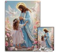 Jigsaw Puzzles for Adults 1000 Piece Puzzle Jesus Puzzle Learning Educational Toys,is Ideal As Gifts for The Whole Family for Ages 14+ 50X75CM