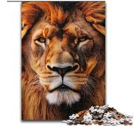 Jigsaw Puzzles for Adults 1000 Piece Puzzle King Lion, for And from 14 Years And over Educational Learning Toys Family Games Birthday Present 50x75cm