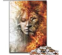 Jigsaw Puzzles for Adults 1000 Piece Puzzle Leo Woman, Toy Intellectual Game Enhance Love between Couples for Ages 14+ (Size 50x75cm)