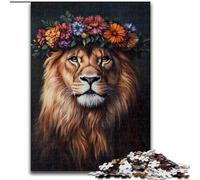 Jigsaw Puzzles for Adults 1000 Piece Puzzle Lion Challenging Game Toys for Is Ideal As A Gift for The Whole Family (size 50x75cm)