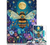 Jigsaw Puzzles for Adults 1000 Piece Puzzle Magic Bee,Stress Reliever Difficult Challenge Unique Home Decor And Gifts (38x26cm)