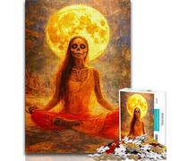 Jigsaw Puzzles for Adults 1000 Piece Puzzle Mexican Style Skull,Family Activity Fun at Home Activities,Birthday Present,Travel Gifts (75x50cm)