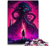 Jigsaw Puzzles for Adults 1000 Piece Puzzle Monster World for And from 14 Years And over Play Toys Because It Is Ideal As A Gift for The Whole Family 26x38cm
