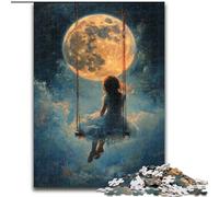 Jigsaw Puzzles for Adults 1000 Piece Puzzle Moon Landscape, Help The Brain Exercise Addictive Toys to Cultivate Patience Perfect Decoration (Size 50x75cm)