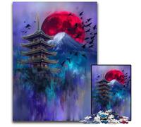 Jigsaw Puzzles for Adults 1000 Piece Puzzle Mount Fuji, Japan Puzzle Educational Challenge, Deal As Gifts for The Whole Family for 14+ 50X75CM