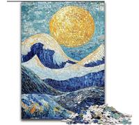 Jigsaw Puzzles for Adults 1000 Piece Puzzle Mountain Painting by Van Gogh, Educational Toys for Is Ideal As A Gift for The Whole Family for And 14 Years Old (Size 26x38cm)