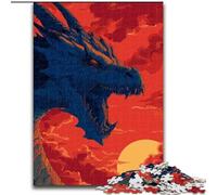 Jigsaw Puzzles for Adults 1000 Piece Puzzle Mysterious Dragon, Educational Toys for Is Ideal As A Gift for The Whole Family for And 14 Years Old (Size 26x38cm)