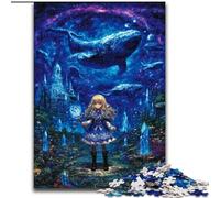 Jigsaw Puzzles for Adults 1000 Piece Puzzle Mysterious Elf Girl, Educational Toys for Is Ideal As A Gift for The Whole Family for And 14 Years Old (Size 50x75cm)
