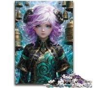 Jigsaw Puzzles for Adults 1000 Piece Puzzle Mysterious Elf Girl Help The Brain Exercise Addictive Toys to Cultivate Patience Perfect Decoration 50x75cm