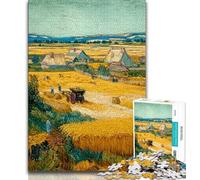 Jigsaw Puzzles for Adults 1000 Piece Puzzle Night Sky-style Wheat Field,Help The Brain Exercise Addictive Toys to Cultivate Patience Artists Collection,Fine Art (75x50cm)