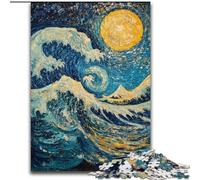 Jigsaw Puzzles for Adults 1000 Piece Puzzle Ocean Waves, Educational Toys for Is Ideal As A Gift for The Whole Family for And 14 Years Old (Size 26x38cm)