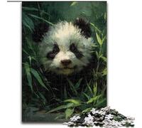 Jigsaw Puzzles for Adults 1000 Piece Puzzle Panda in Bamboo Forest, Decompressing Intellectual Educational Toy Is Ideal As Gifts for The Whole Family (Size 26x38cm)